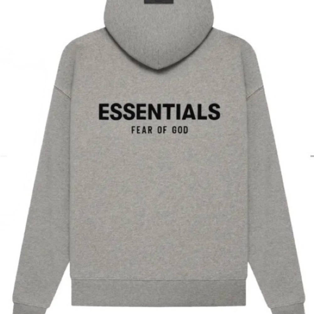 Fear of God Dark Essentials Oatmeal Hoodie